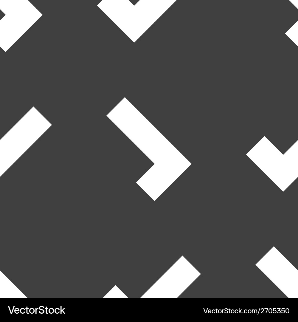 Tick web icon flat design seamless pattern vector image