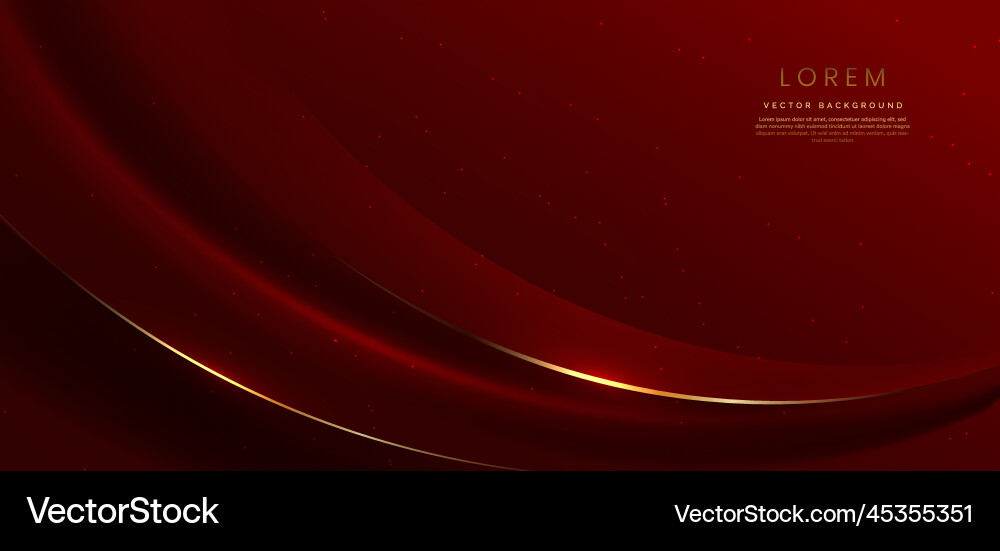 Abstract 3d curved red shape on background Abstract 3d curved red shape on background Vector Image