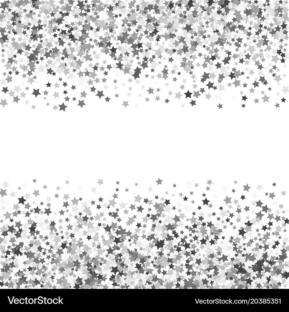 Abstract pattern of random falling stars vector image