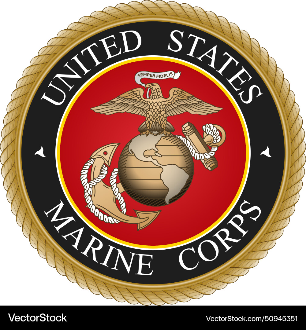 United States Marine Corps Seal vector image