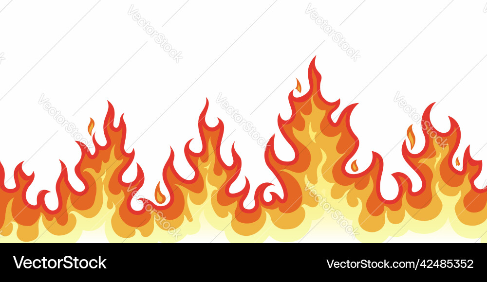Dynamic Flame Pattern vector image