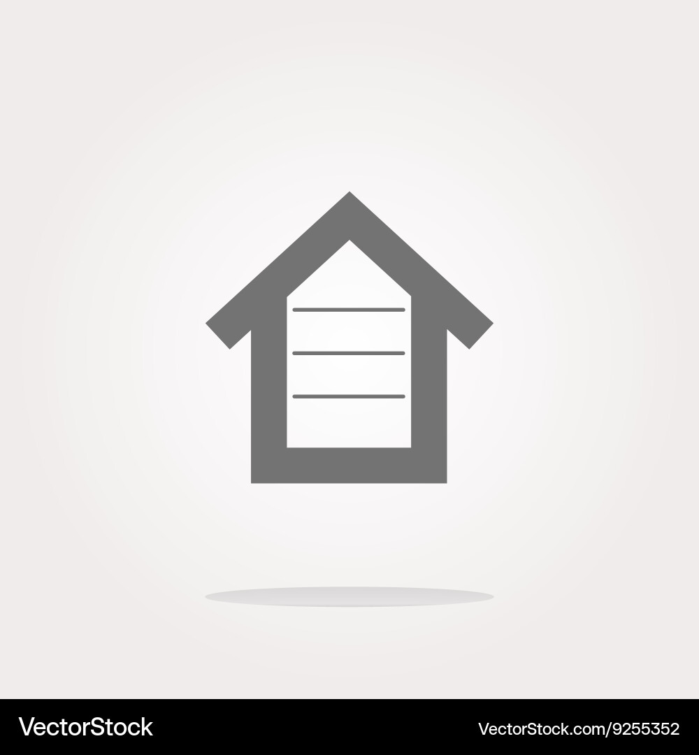 House button signs web icon vector image