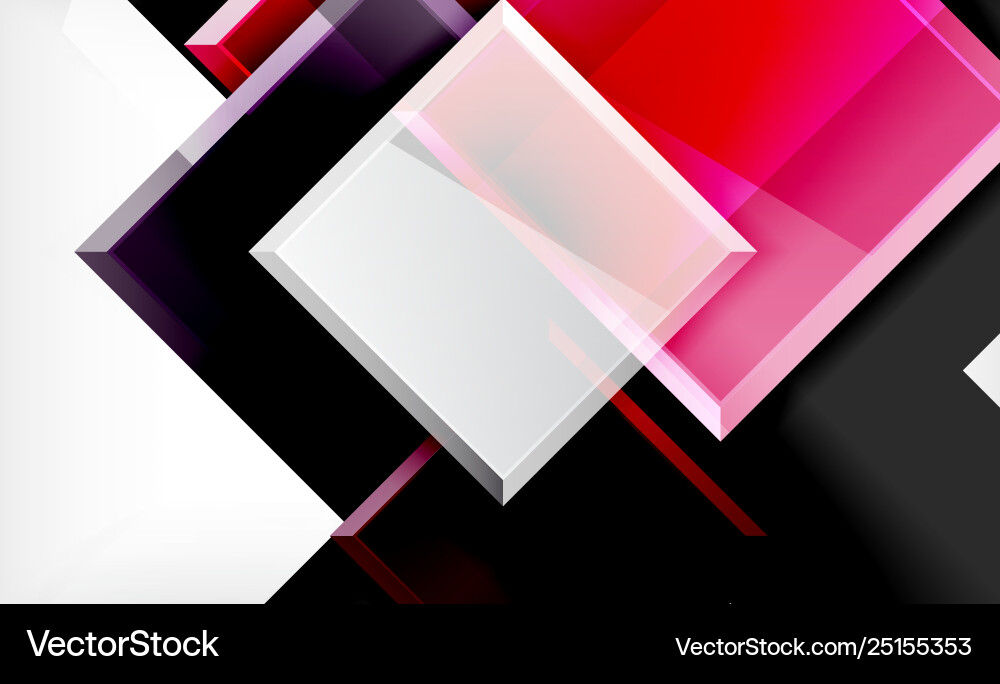 Colorful square and rectangle blocks background Vector Image