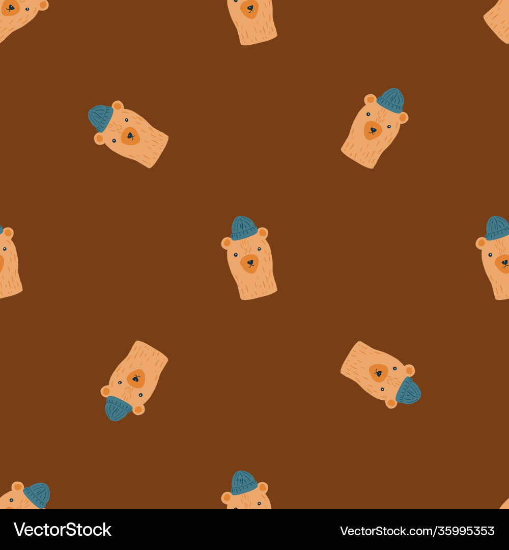 Minimalistic style seamless pattern with doodle Minimalistic style seamless pattern with doodle Vector Image