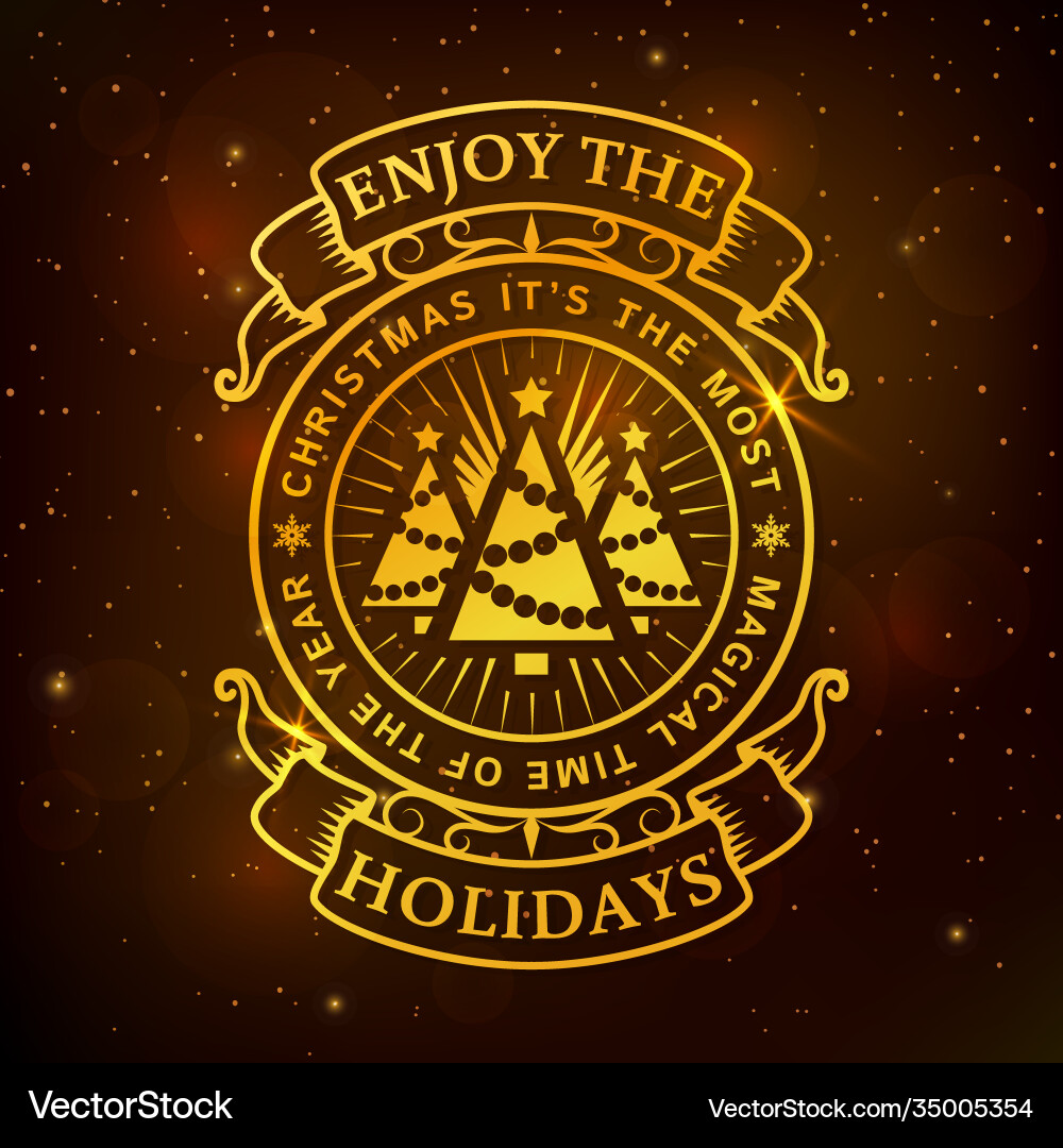 Christmas greeting card Christmas greeting card vector image