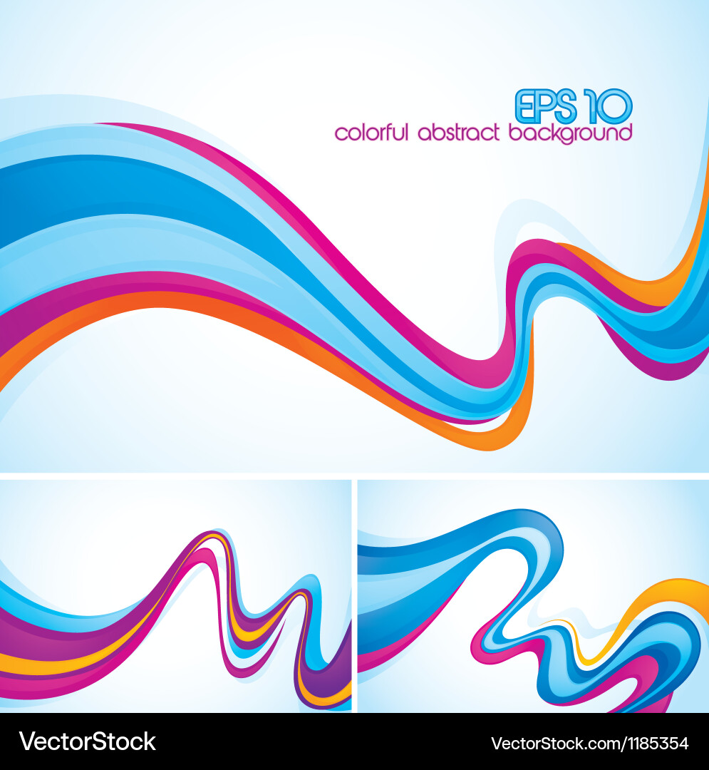 Fluid Swirl Abstract Background vector image