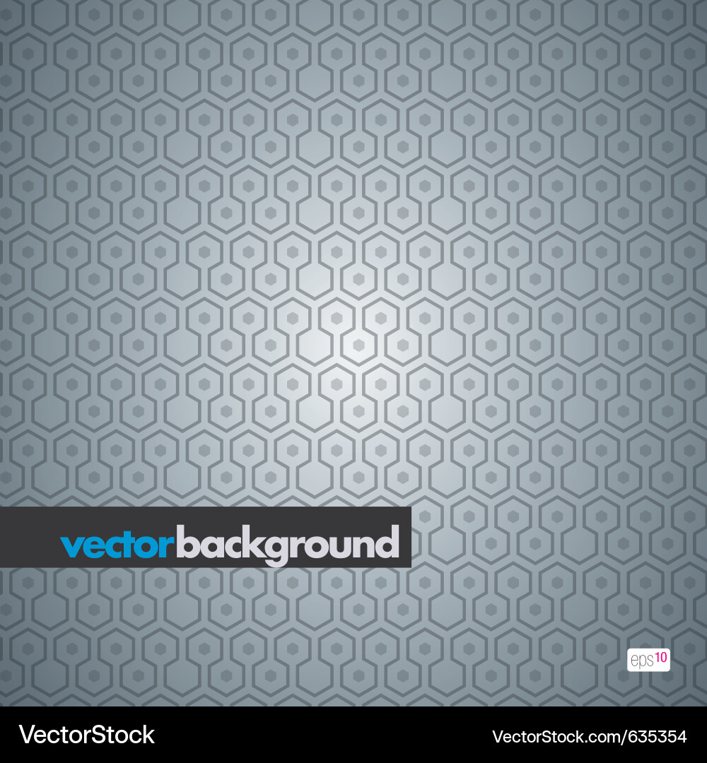 Geometric Hexagon Pattern vector image