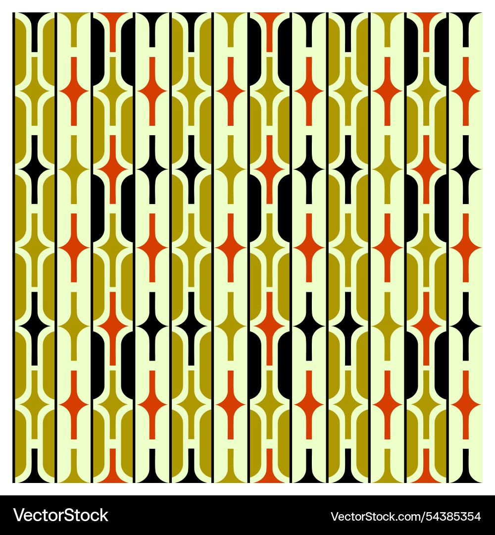 Seamless geometric abstract print pattern Vector Image