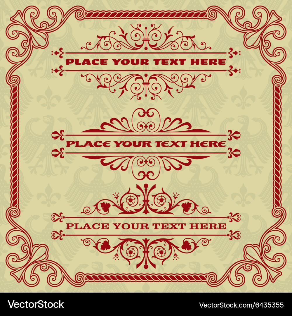 A set of elements for design Vector Image