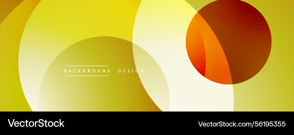 Abstract composition featuring overlapping Abstract composition featuring overlapping vector image