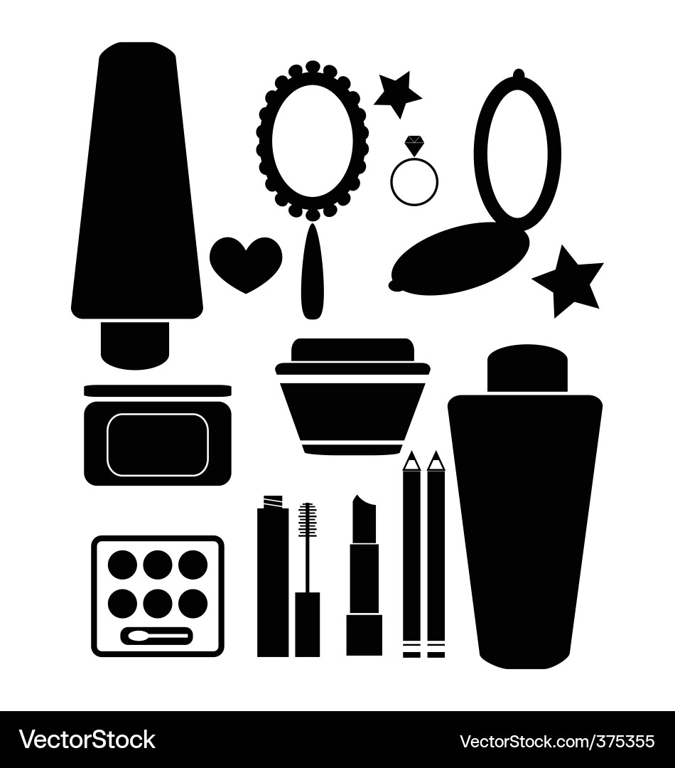 Beauty Products Collection Vector Image
