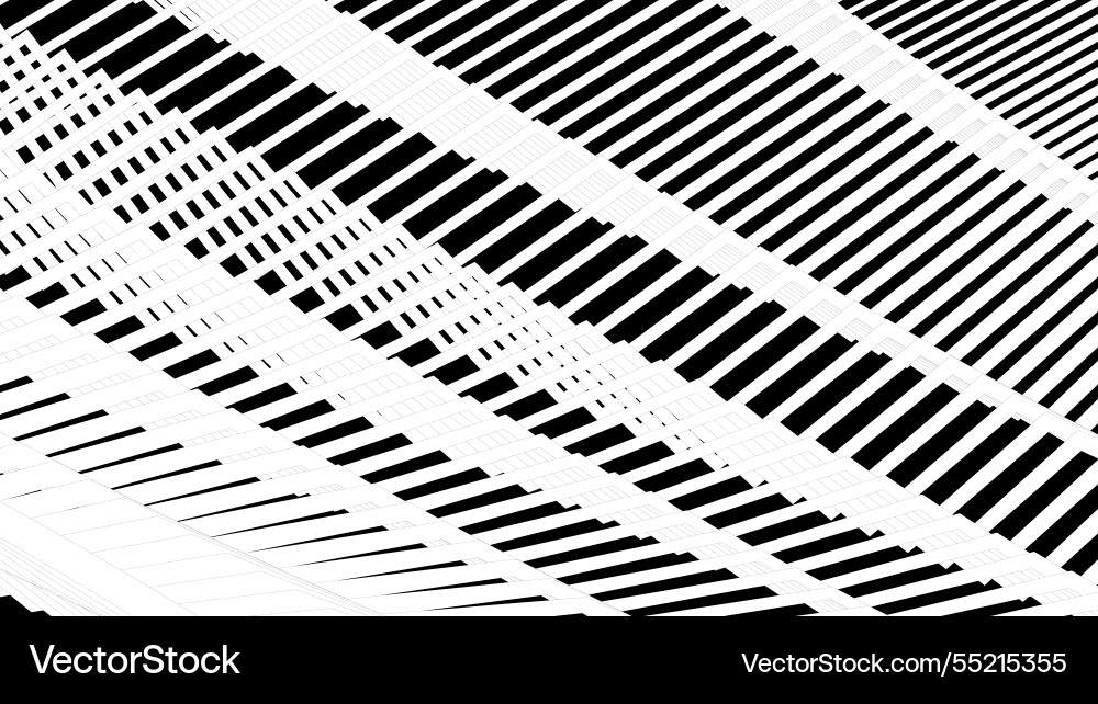 Black and white seamless zig zag pattern abstract Vector Image
