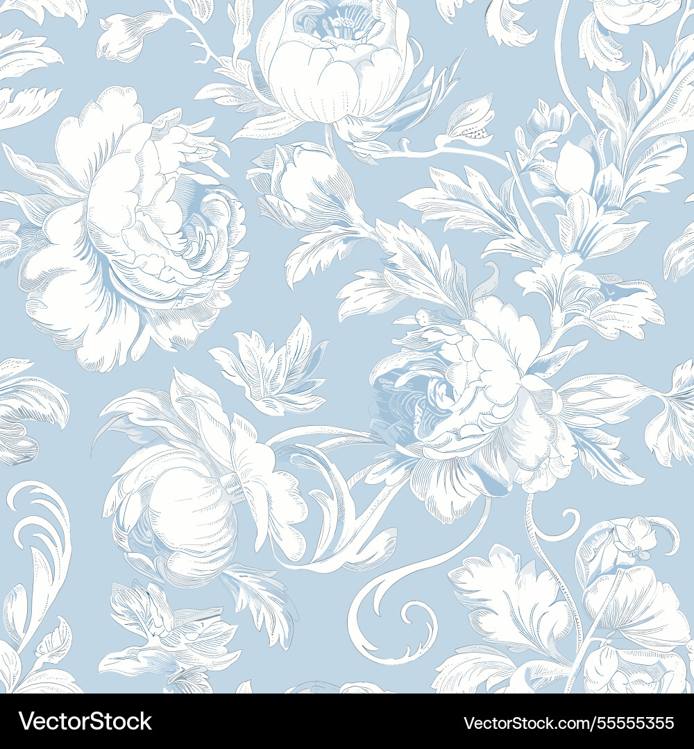 Damask vintage retro victorian seamless pattern 26 Damask vintage retro victorian seamless pattern 26 vector image