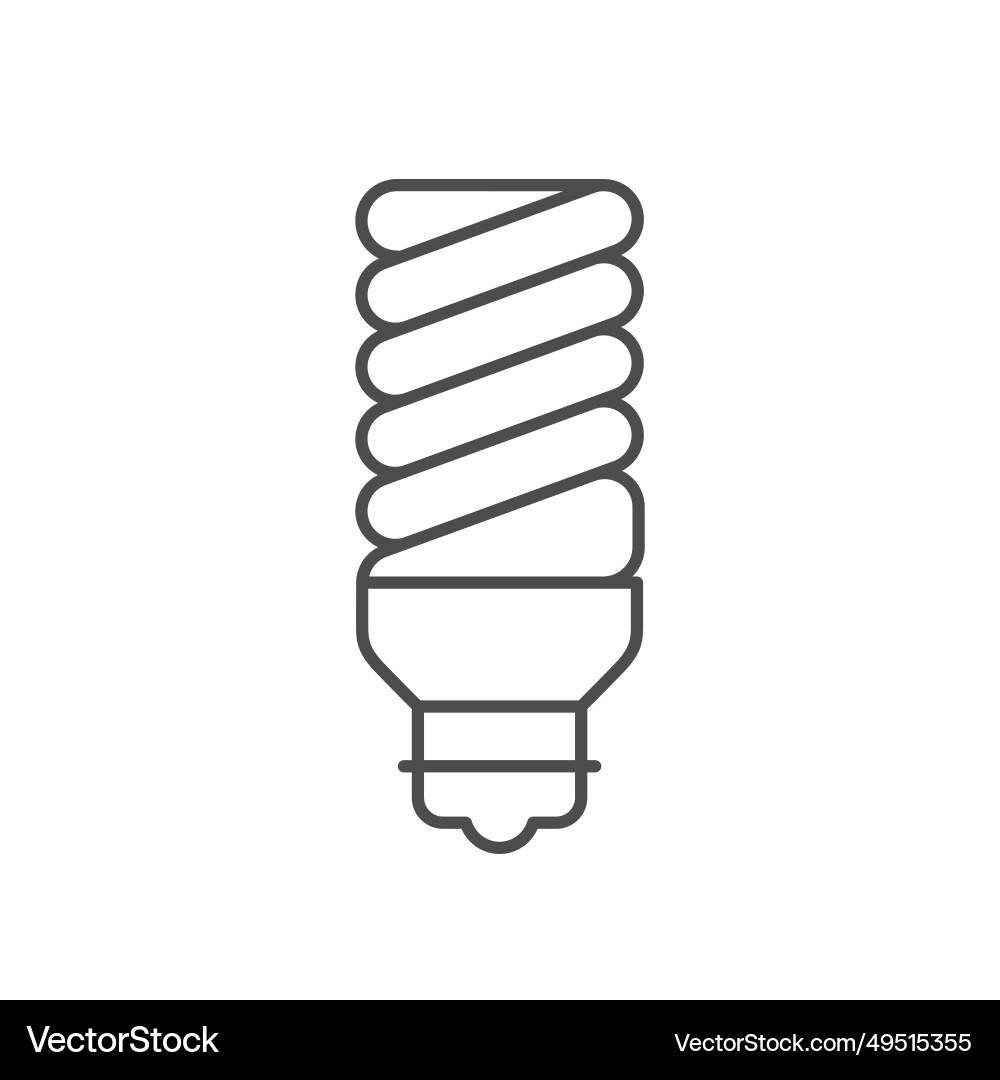 Energieeffiziente Leuchtenlinie I Energieeffiziente Leuchtenlinie I vektorbild