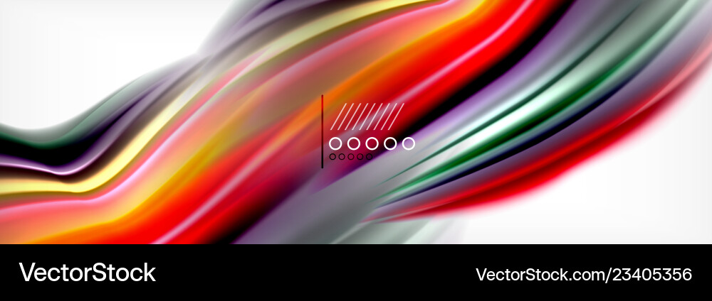 Smooth liquid blur wave background color flow Smooth liquid blur wave background color flow vector image