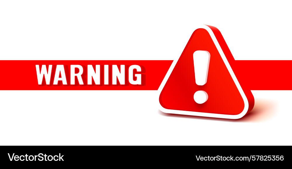 Warning caution sign problem message mark danger Warning caution sign problem message mark danger vector image