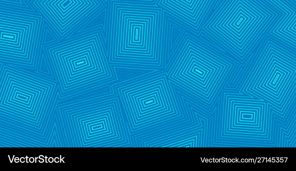 Concentric Square Pattern vector image