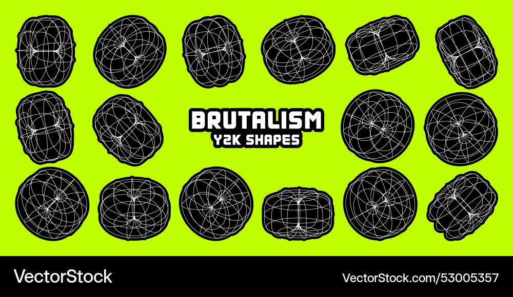 Wireframe lined shapes perspective mesh 3d grid Wireframe lined shapes perspective mesh 3d grid vector image