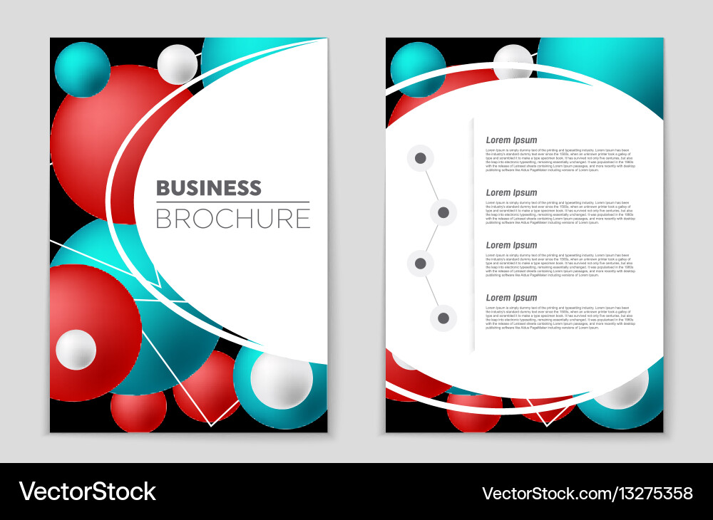 Abstract layout background set for art vector image