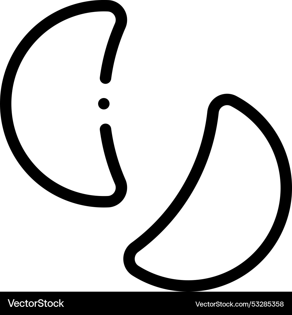 Divination icon thin linear style design isolated Divination icon thin linear style design isolated vector image