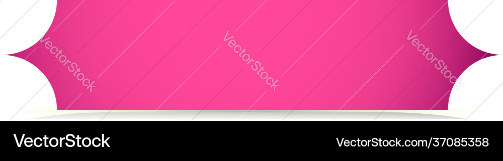 Empty colorful button banner shapes Vector Image