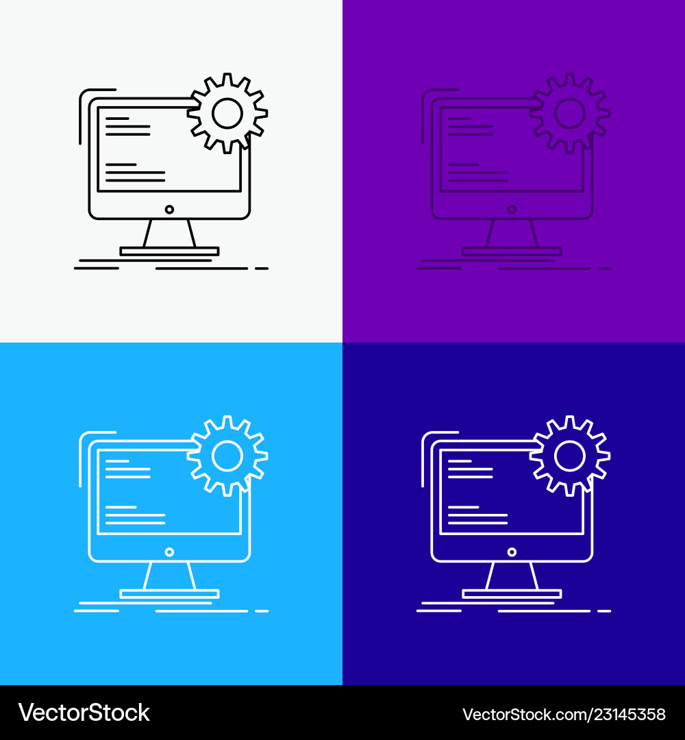 Internet layout page site static icon over Internet layout page site static icon over Vector Image