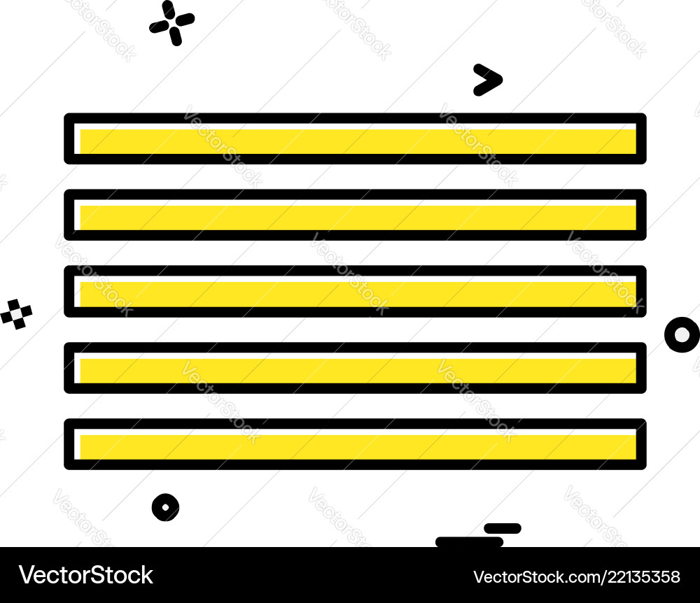 Menu buttons icon design Menu buttons icon design Vector Image