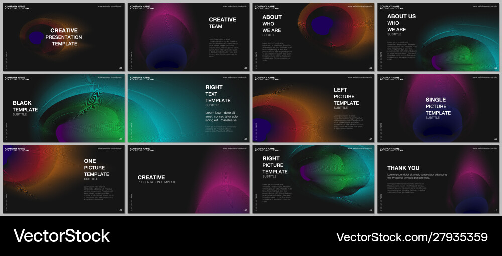Presentation design templates multipurpose Presentation design templates multipurpose vector image