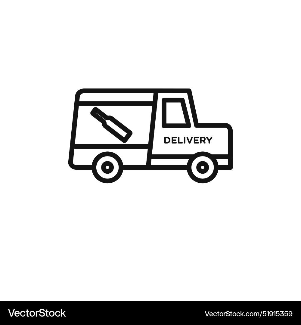 Wine delivery icon set collection for web Wine delivery icon set collection for web Vector Image