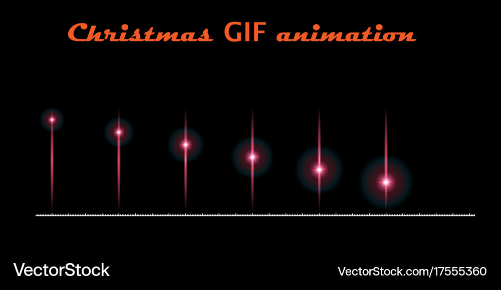 A set of create christmas animations moving flash Vector Image