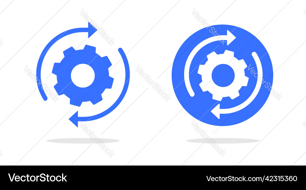 Execution & Implementation Icons vector image