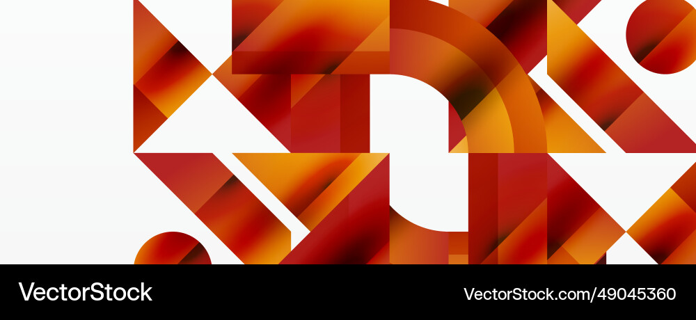 Glossy circle square triangle shapes minimalist Glossy circle square triangle shapes minimalist vector image