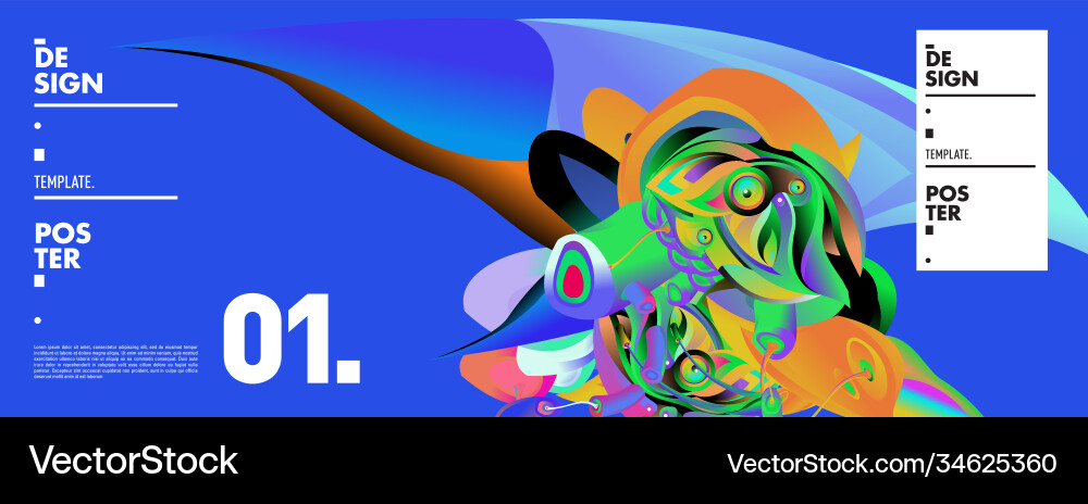 Landing page background template with colorful Landing page background template with colorful Vector Image