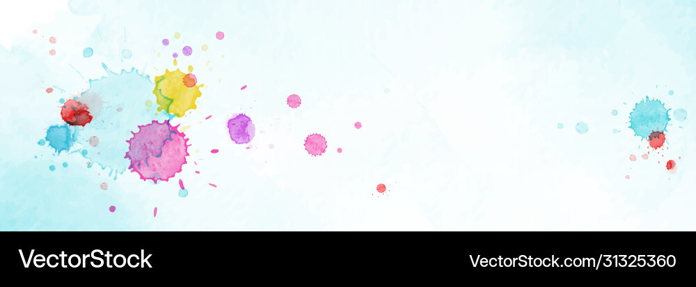 Modern background design with multicolored splash Modern background design with multicolored splash vector image