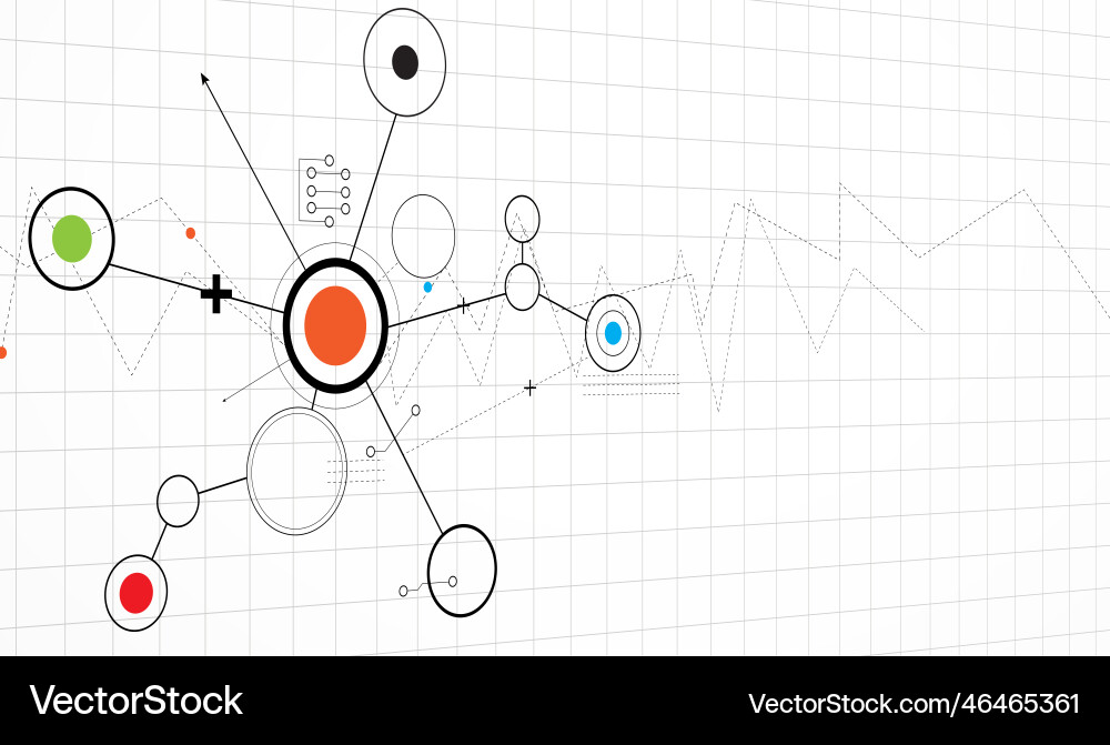 Abstract futuristic circuit computer internet Vector Image