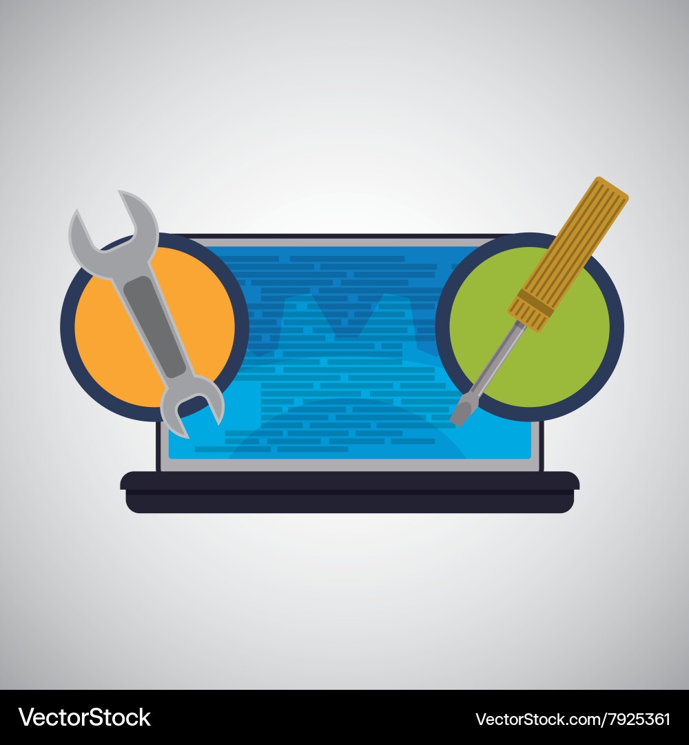 Development and software design Vector Image