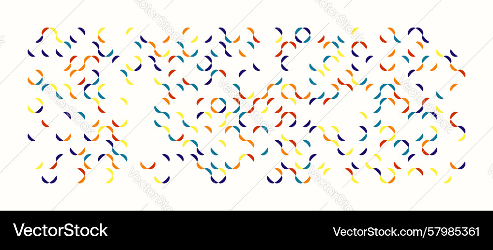 Modern pattern with geometric maze-inspired lines Vector Image