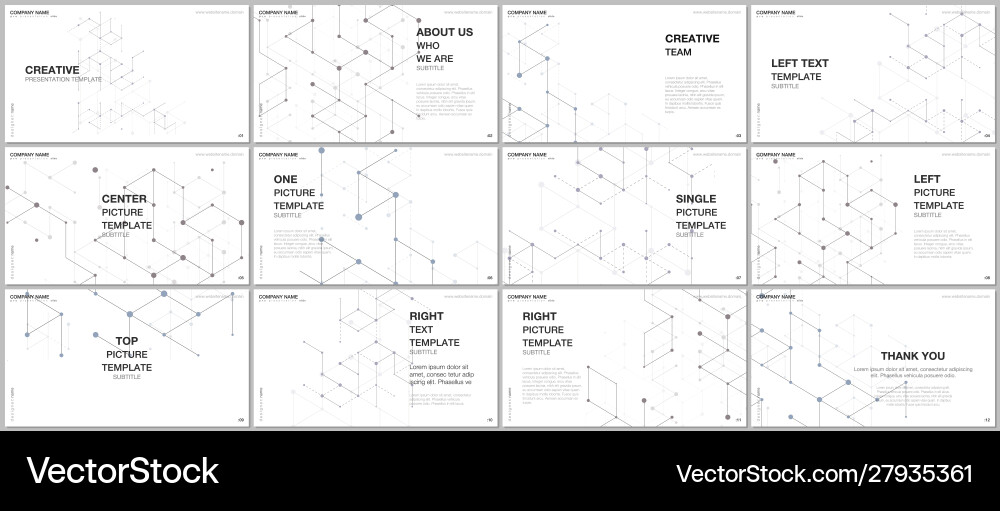 Presentation design templates multipurpose Presentation design templates multipurpose vector image