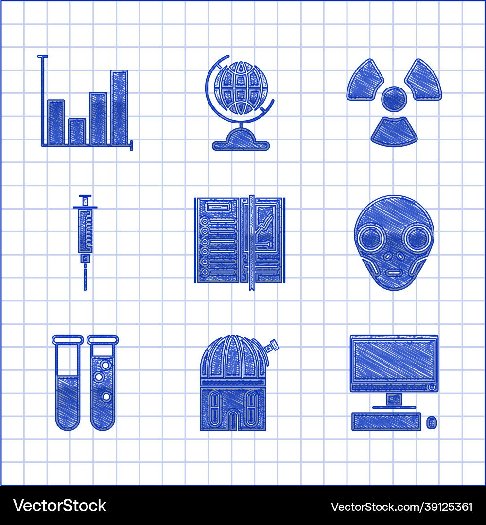 Set notebook computer monitor with keyboard Set notebook computer monitor with keyboard vector image