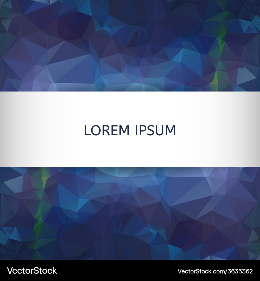 Abstract colorful triangles background vector image