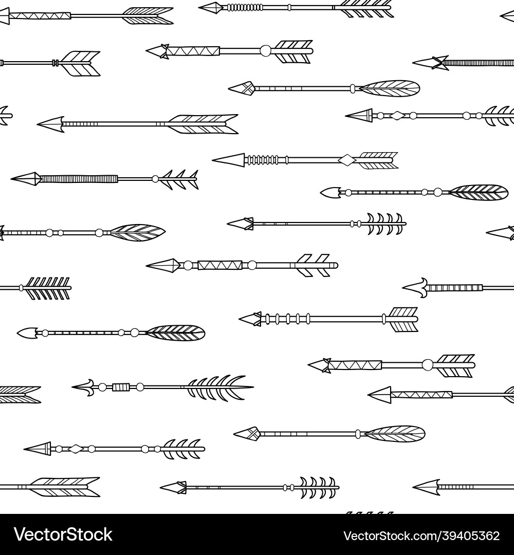 Seamless pattern with arrows Seamless pattern with arrows vector image