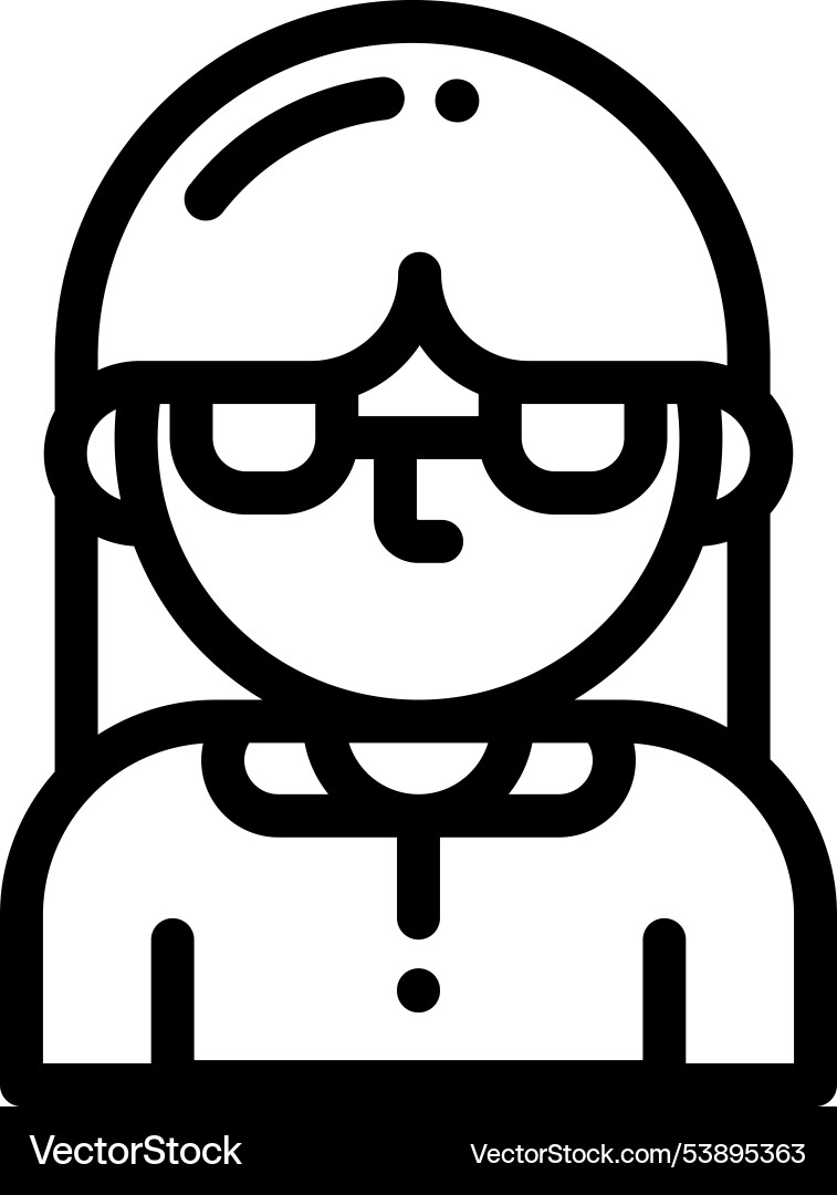 Geiger counter icon thin linear style design vector image