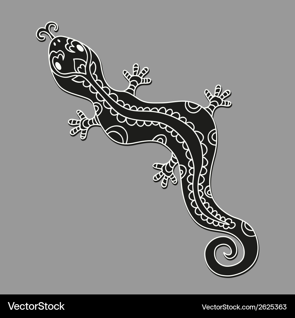 Lizard pattern Vector Image