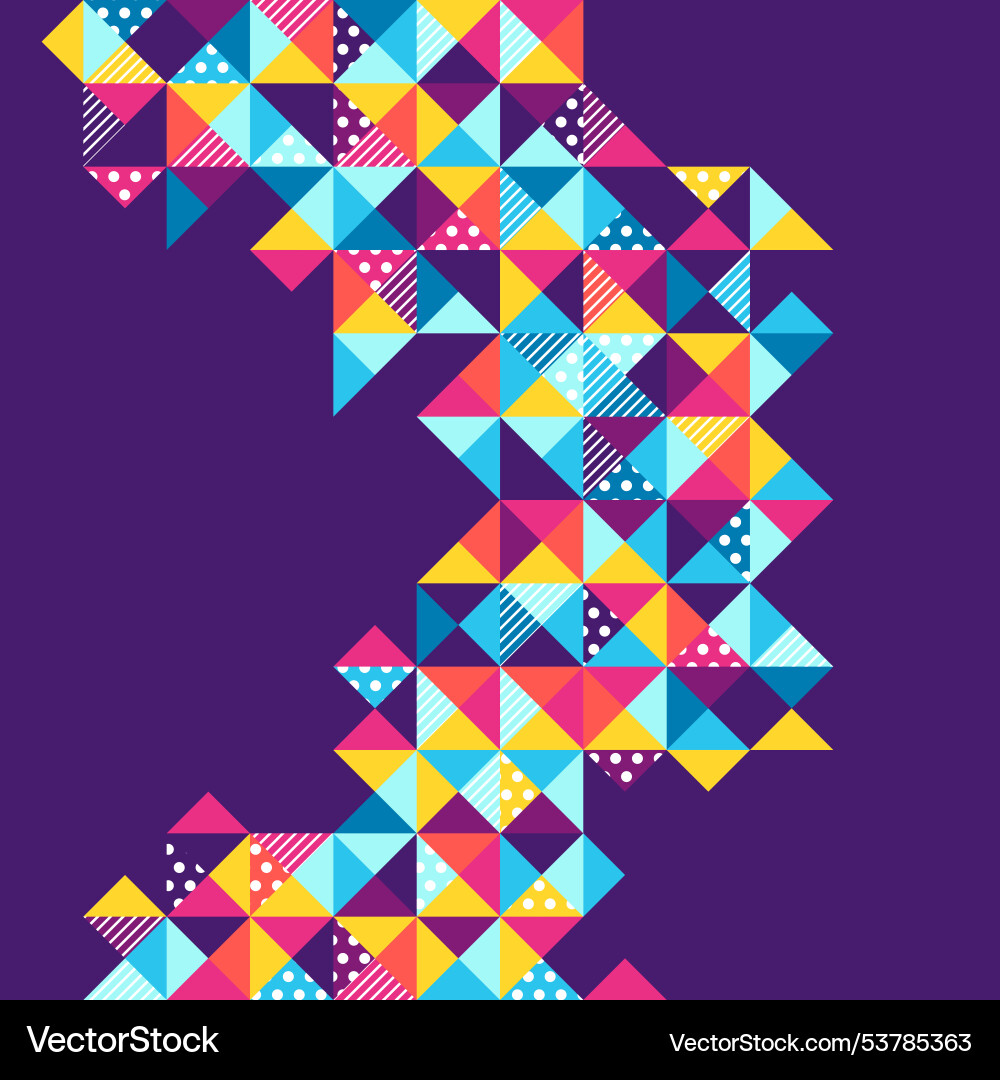 Triangle seamless pattern abstract geometric Triangle seamless pattern abstract geometric vector image