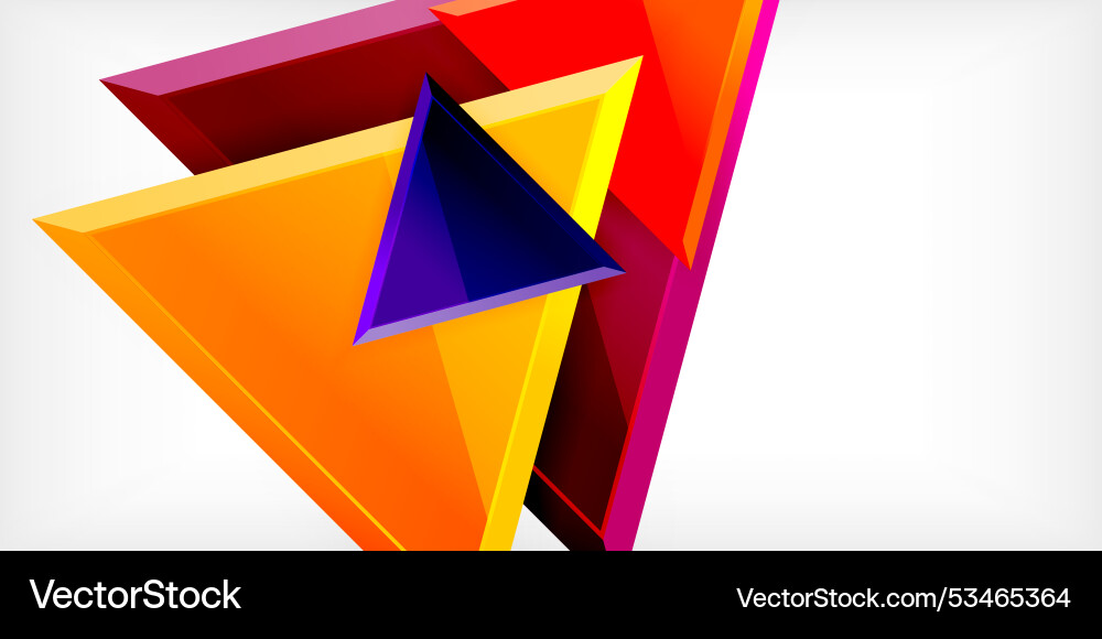 Abstract background - glossy triangles Abstract background - glossy triangles vector image