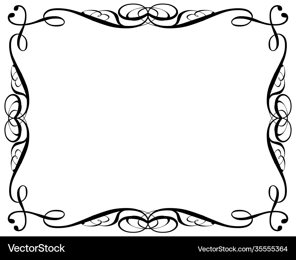 Decorative frames Royalty Free Vector Image - VectorStock