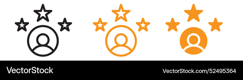 Experience icon set user interaction for customer Experience icon set user interaction for customer Vector Image