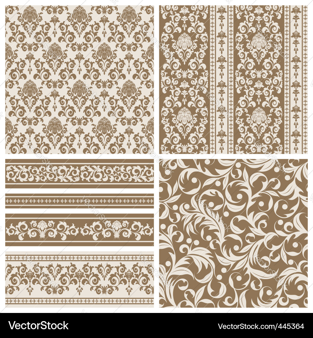 Floral Seamless Pattern Vector Image