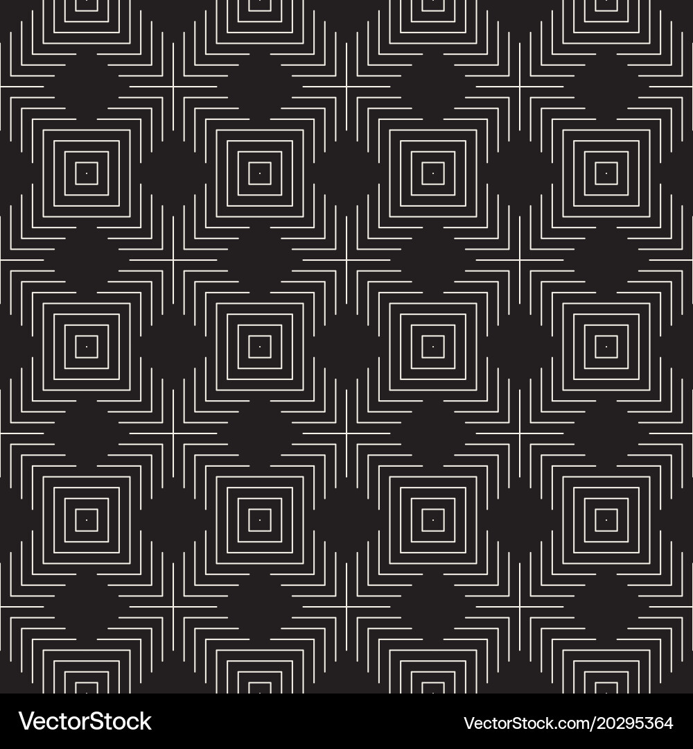 Geometric Abstract Tile Pattern Vector Image