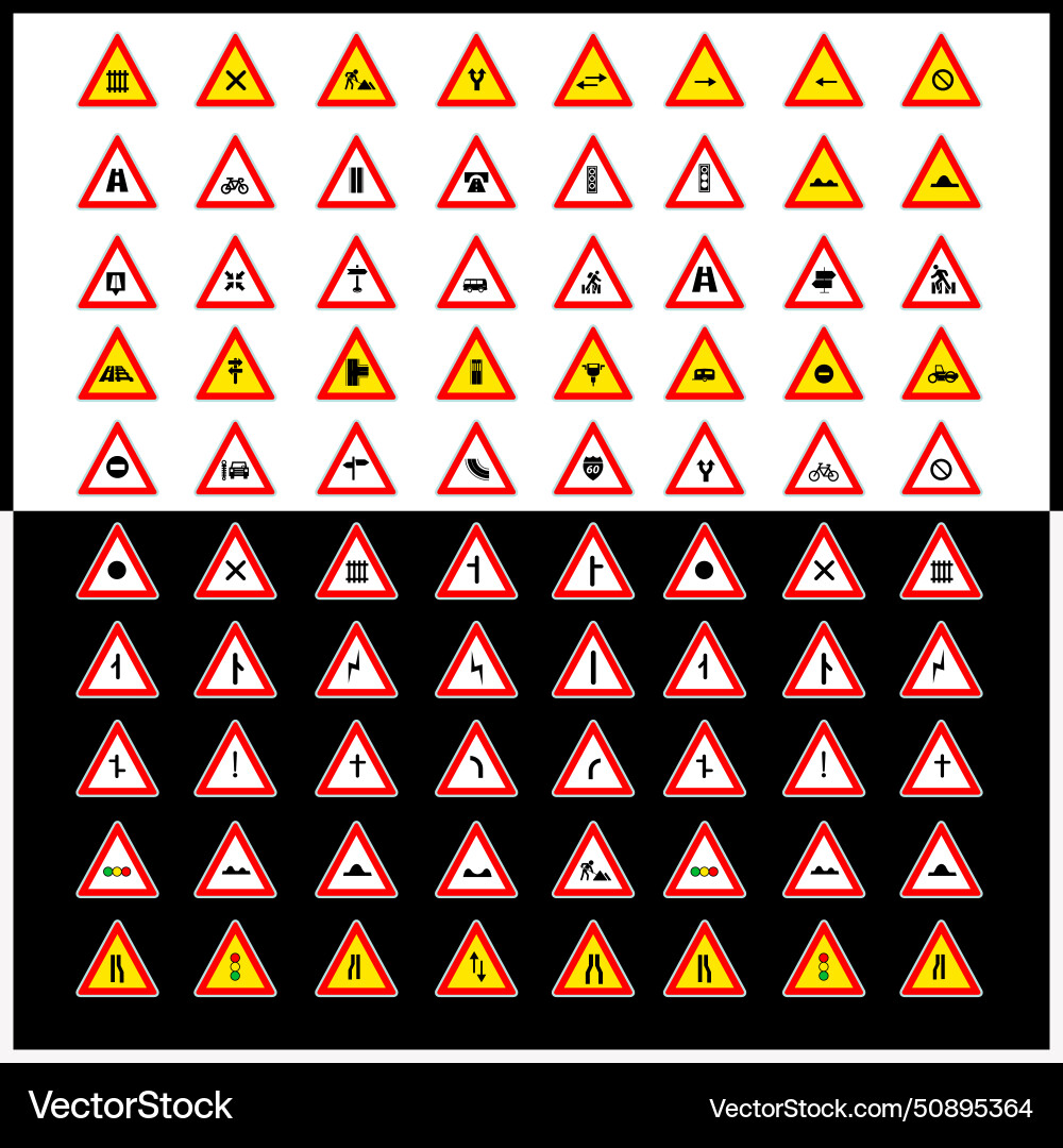 Guide signs set of iso prohibited actions p Guide signs set of iso prohibited actions p Vector Image